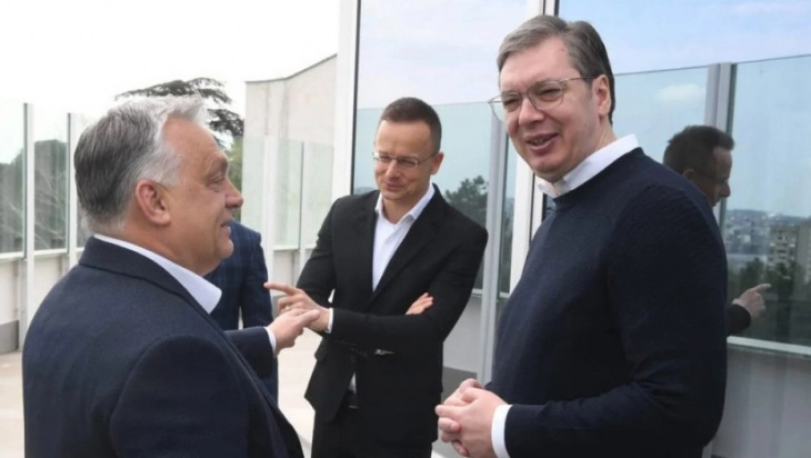 Вучиќ во Белград со унгарскиот премиер Орбан за геополитичката ситуација и плановите