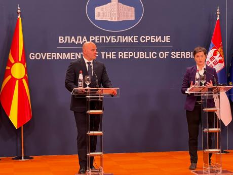 Ковачевски – Брнабиќ: Србија ќе се приклучи кон интерконекторот Македонија-Грција