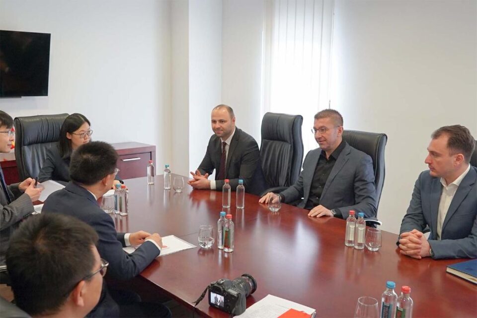 Мицкоски на средба со амбасадорот на Кина во Македонија, Ѕуо