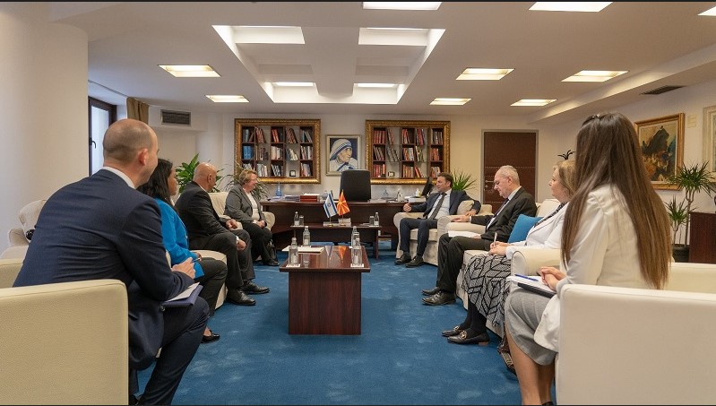 Османи се сретна со парламентарна делегација од Израел