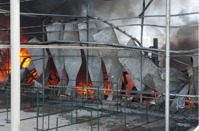 Изгоре фабрика за канабис во Кавадарци