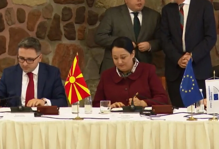 Потпишан Договорот за 70 милиони евра грант од ЕУ за пречистителната станица во Скопје