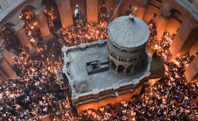 Благодатниот оган директно од Ерусалим пристигна во Скопје