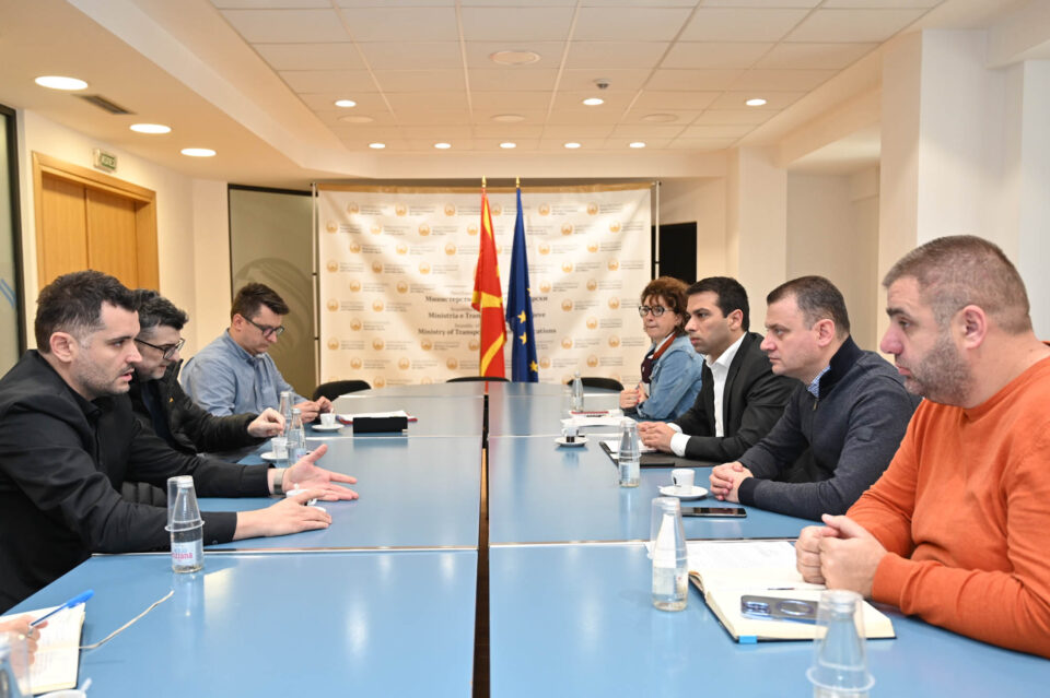 Бочварски на средба со претставници на Сојуз на синдикати на Македонија и претставници од Здружение на градежништвото индустријата на градежни материјали и неметалите