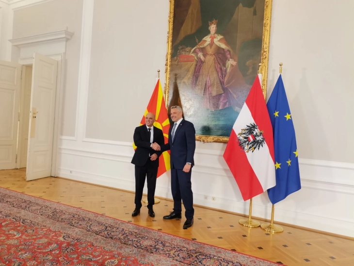 Прес-конференција на премиерот Ковачевски и австрискиот канцелар Нехамер