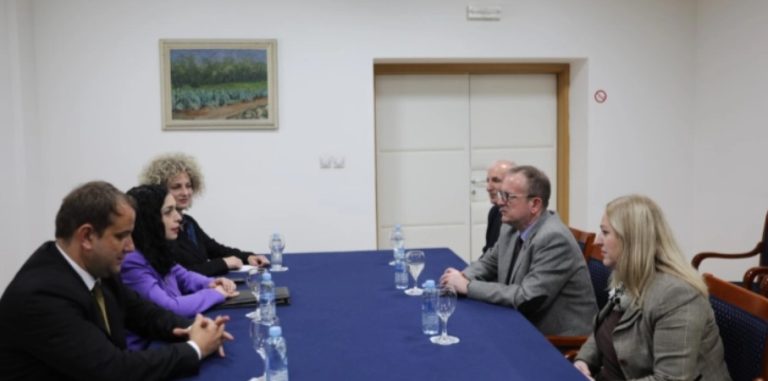Средба на лидерот на АА, Таравари со претседателката на Косово, Османи