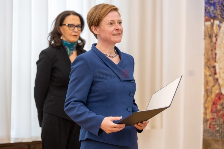 Новата германска амбасадорка Дрекслер на средба со Џафери