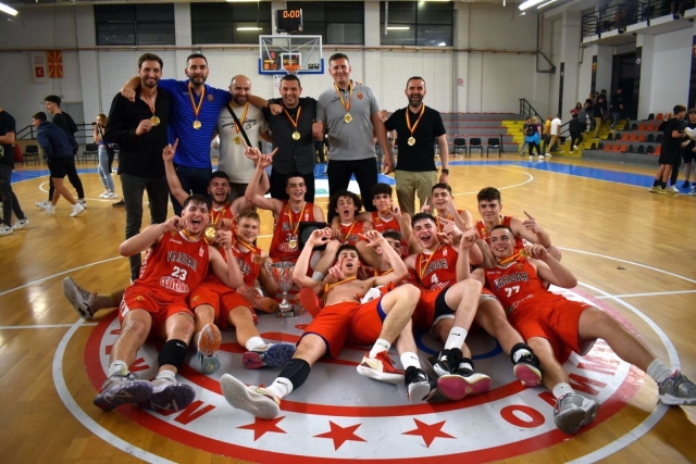 Вардар е кошаркарски јуниорски првак на Македонија, Павел Иванов прогласен за МВП