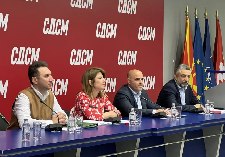 Милошоски: Пред работните групи да се формираат, СДС јасно да каже кој од двата предлози на ВМРО-ДПМНЕ за нив е прифатлив