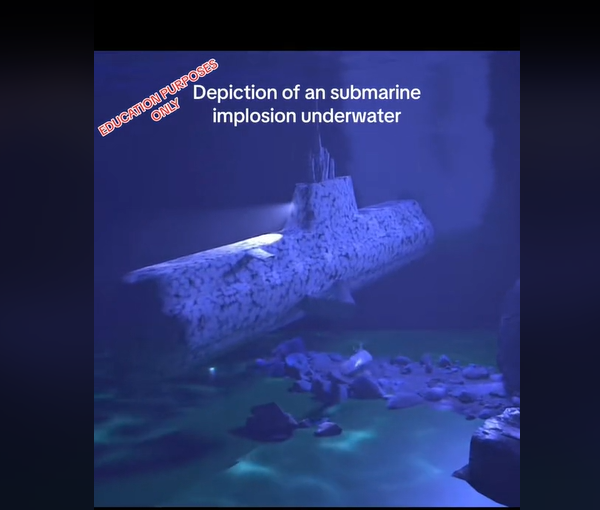 Подводна катастрофа: Објавена анимација како изгледа и кога се случува имплозија