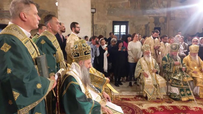 Почна светата архиерејска литургија во „Света Софија“ во Охрид