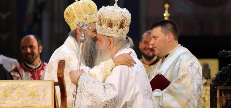 Поглаварите на МПЦ и СПЦ со заедничка литургија во Охрид