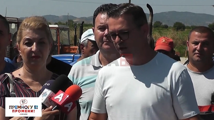 Трипуновски: Да се пушти вода во Светиниколско, земјоделците да се ослободат од воден надомест за 2023 година
