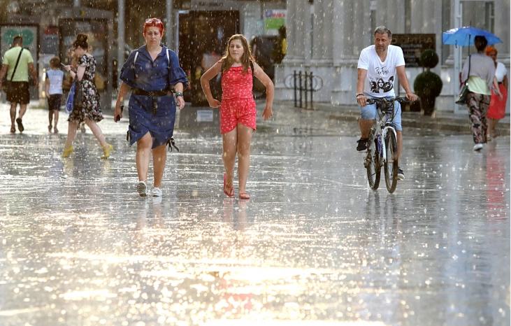 Најмногу дожд наврна во Струмица, најмалку во Битола