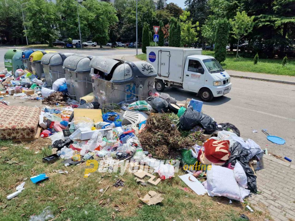 Комуналното од Тетово доби полициска пријава за оставено ѓубре сред улица