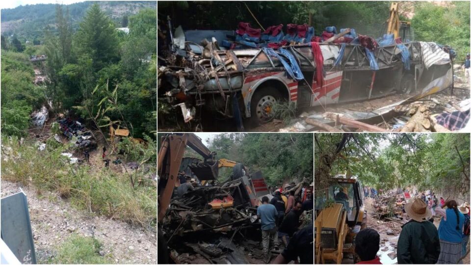 Најмалку 27 патници загинаа откако автобус излета во провалија во Мексико