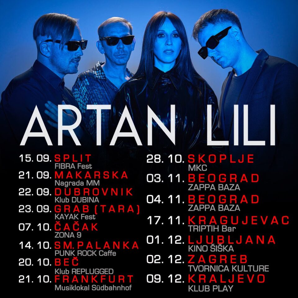 Концерт на белградскиот бенд „Артан Лили“ во МКЦ на 28 октоври