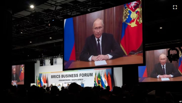 Путин се обрати на самитот на БРИКС: Русија е подготвена да се врати на договорот за извоз на жито од украинските пристаништа во Црното Море, доколку се исполнат сите обврски кон Москва