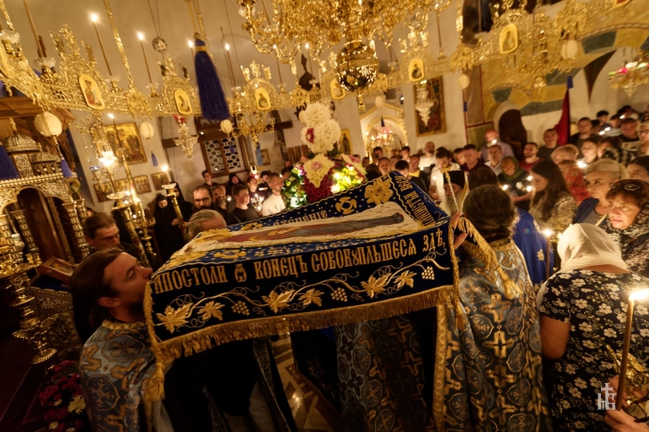 По повод Голема Богородица сеноќно бдение, со света архијерејска литургија во Бигорски