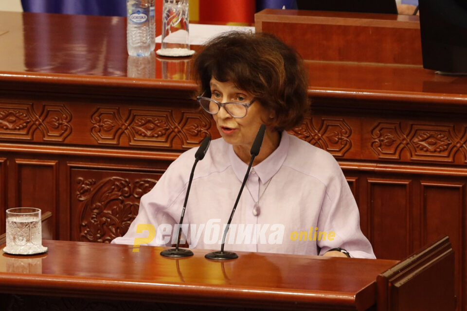 Професорката Гордана Силјановска – Давкова, единствен кандидат за претседател на ВМРО-ДПМНЕ