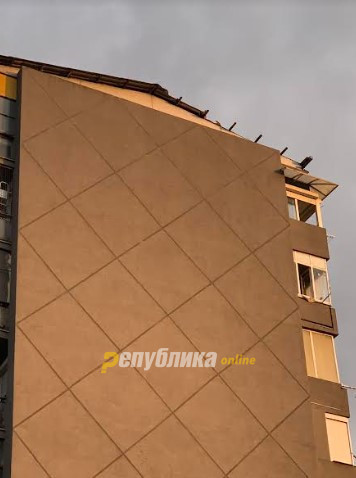 Невремето во Скопје корнеше покриви во Тафталиџе