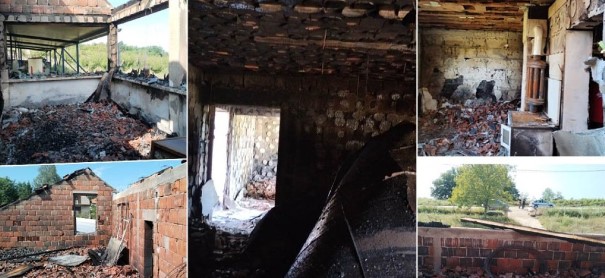 Изгоре куќата на масовниот убиец од Младеновац