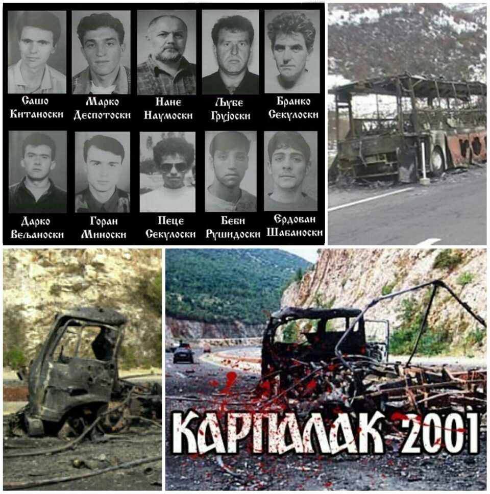 Слава им: 22 години од заседата кај Карпалак во која загинаа 10 македонски армиски резервисти
