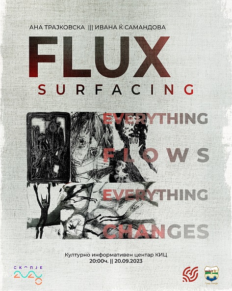 „FLUX Surfacing“ – изложба на графики и инсталација од Ана Трајковска и Ивана Самандова