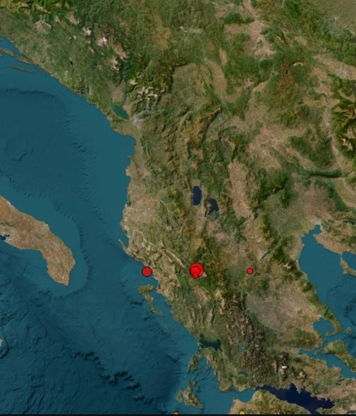 Силен земјотрес во јужниот дел на Албанија