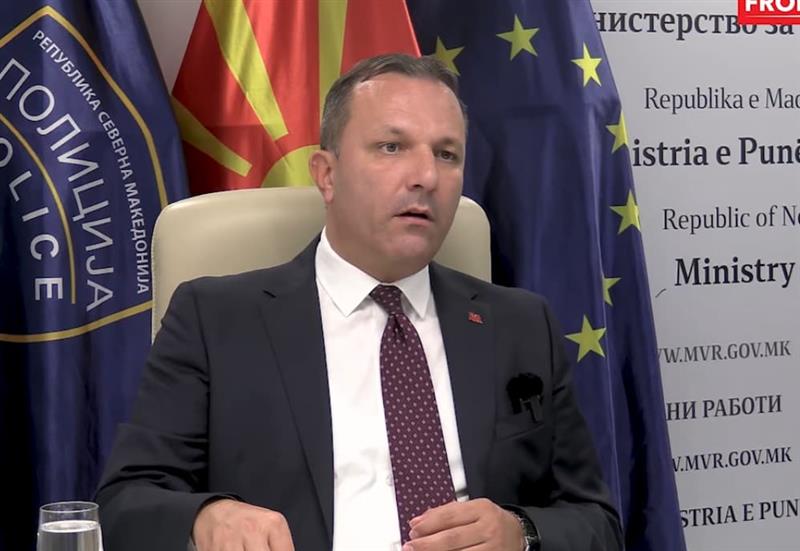 Синдикатот на полицијата во Македонија поднесе кривична пријава против министерот Спасовски