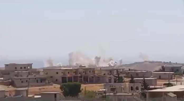Масовни напади на руската авијација и сириската армија врз позициите на милитантите во Идлиб