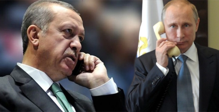 Ердоган и Путин разговараа за спречување на ширењето на израелско-палестинскиот конфликт