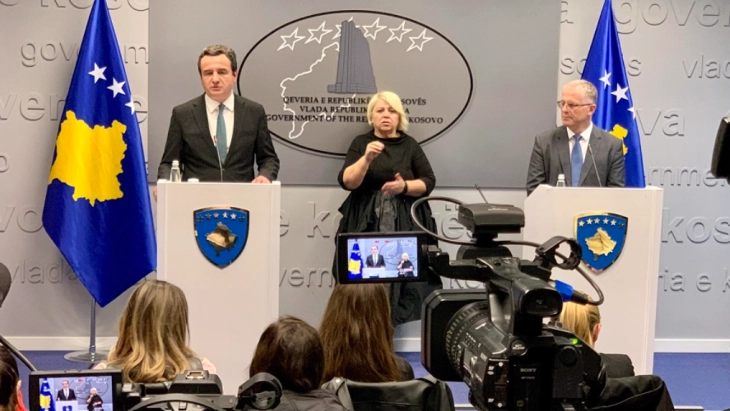 Курти: Ако се потпише предлогот на ЕУ за Заедницата на српски општини, веднаш оди пред косовскиот Уставен