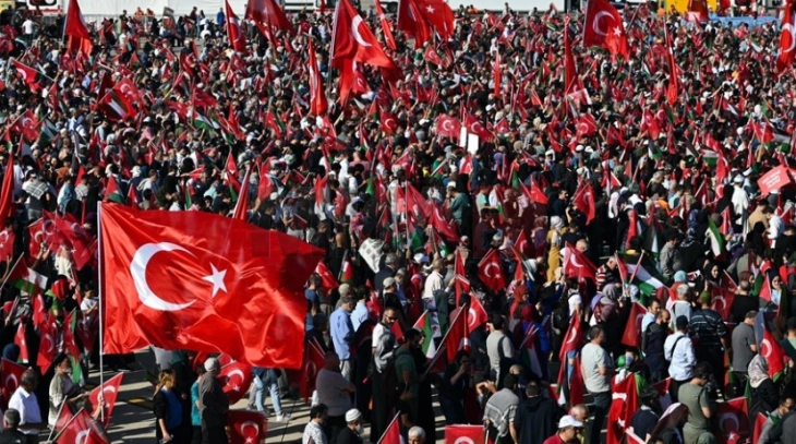 Во Истанбул почна „Голем митинг за Палестина“