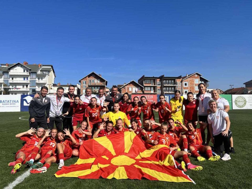 Хет-трик на Меланија Грозданова, македонските фудбалерки до 17 години ја декласираа Грузија со 5-0