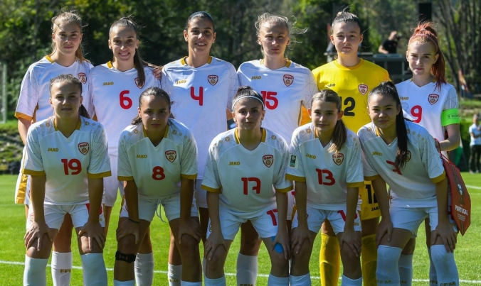Во борба за првото место во Б-дивизијата: Женската У19 репрезентација тесно поразена од Украина