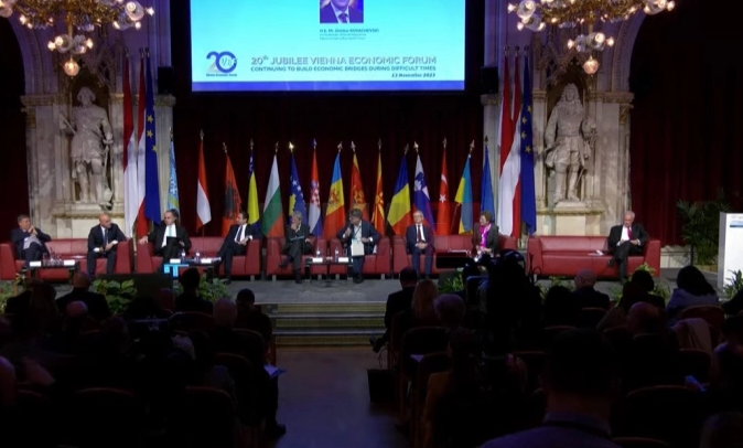 Ковачевски на Виенскиот економски форум: Интеграцијата во ЕУ освен во политичкиот, мора да се случува и во економскиот дел
