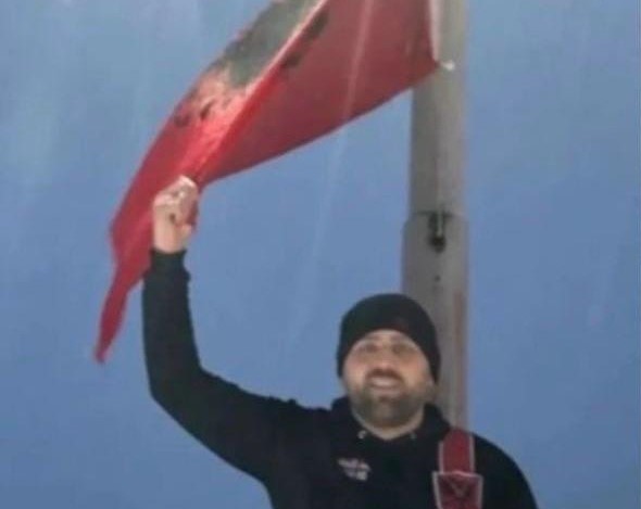 Приведено лицето кое го симна знамето на МПЦ и постави знаме на Албанија во црквата на Попова Шапка?!