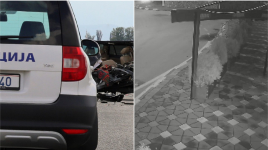 Тешка сообраќајка во Охрид, двајца полициски инспектори во тешка состојба?