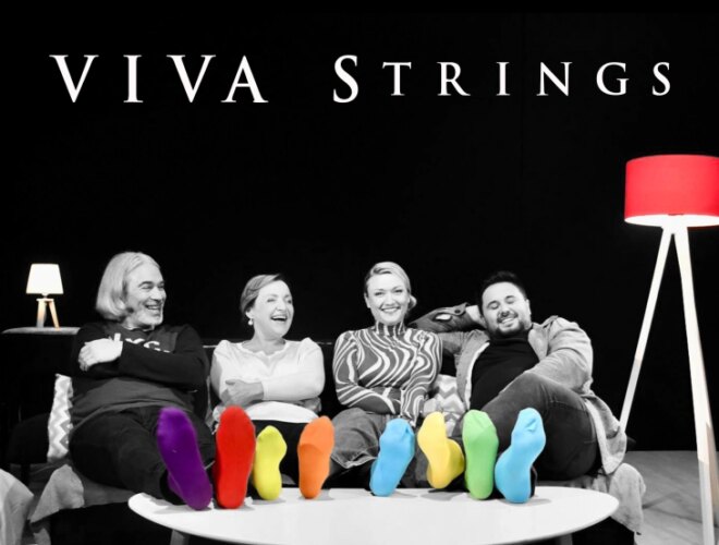 Гудачкиот квартет „ВИВА Стрингс“ издаде два музички албуми Sounds from Macedonia и Electronic Sounds from Macedonia