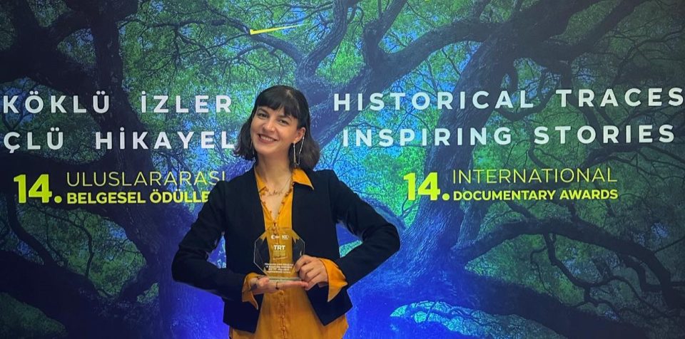 Тамара Котевска доби награда за трајни вредности во документаристиката на Меѓународните награди за документрани филмови на турската државна телевизија ТРТ во Истанбул