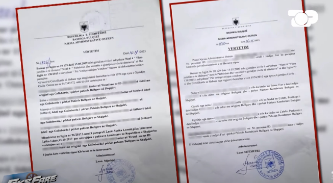 За 100 евра издавала лажни потврди за наводно „бугарско потекло“: Истрага против албанска градоначалничка