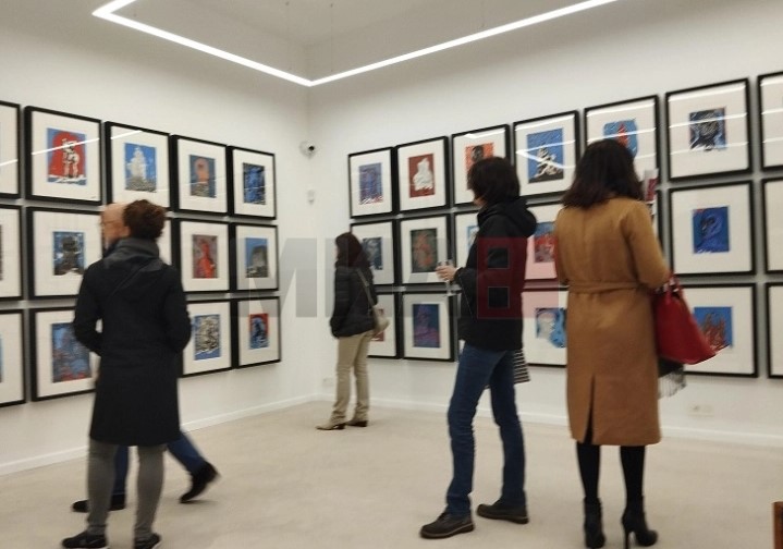 „100 мали слики“ – изложба на Киро Урдин во Брисел