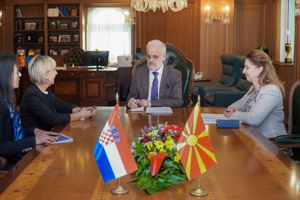 Средба Џафери – Тигањ: Хрватска силно ја поддржува европската перспектива на Македонија