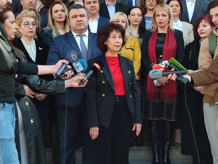 Гордана Силјановска-Давкова ќе биде поддржана со потписи од пратениците и од граѓаните