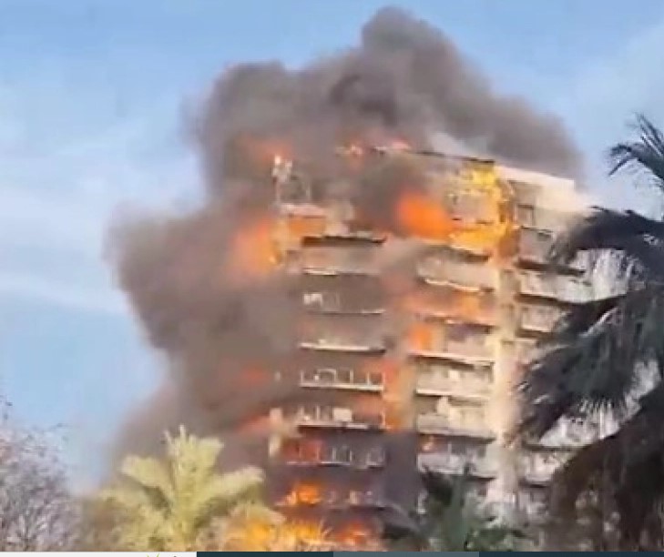 Меѓу загинатите во пожарот во зграда во Валенсија има и новороденче