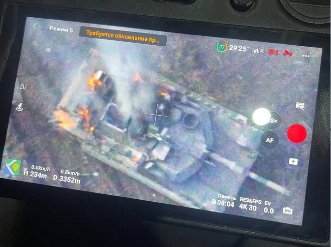 Првиот американски тенк „Абрамс“ уништен во Украина