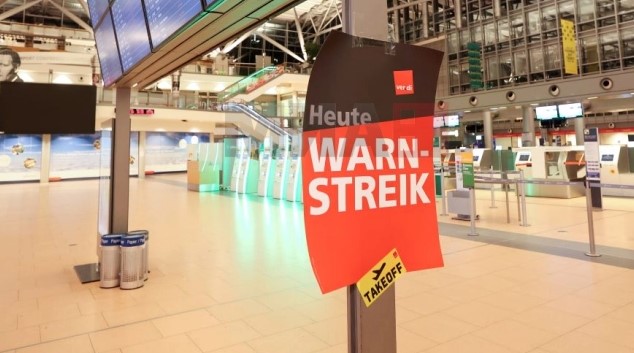 Повторно штрајк во Германија на железницата и на аеродромите