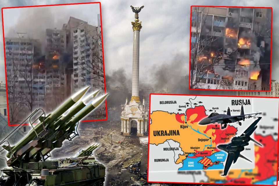 Гори Украина: Експлозии одекнуваат во Киев, ракети летаат низ целата земја