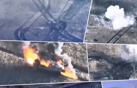 Како евтините украински дронови уништуваат руски тенкови